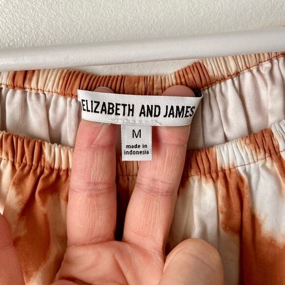 Elizabeth And James Brown And White Cheetah Print Dress Size Medium - Picture 5 of 7